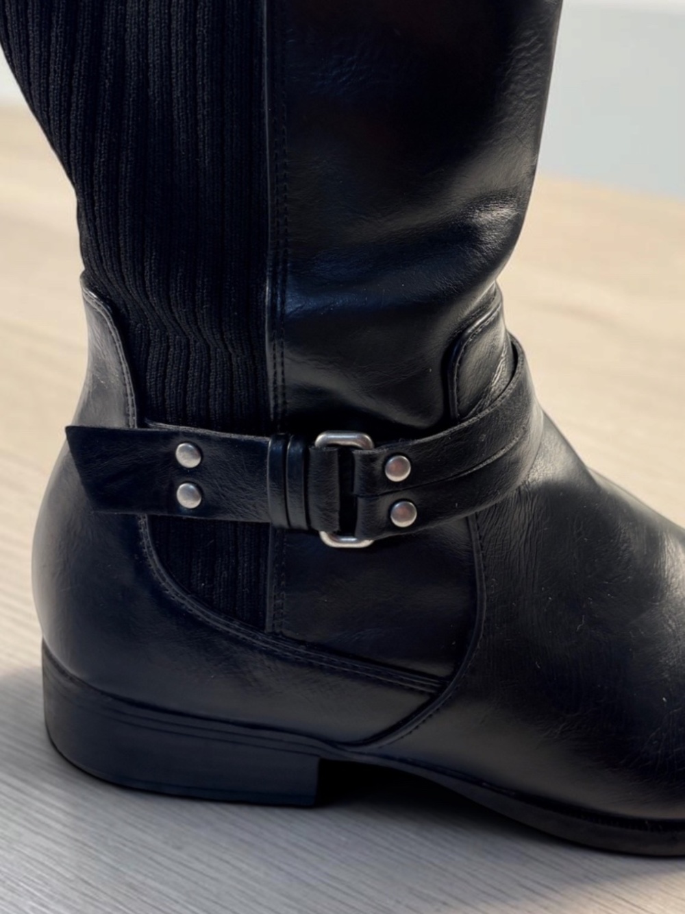 Life Stride X-Anita Knee High Riding Boots Black Tall 7.5 - Picture 8 of 16